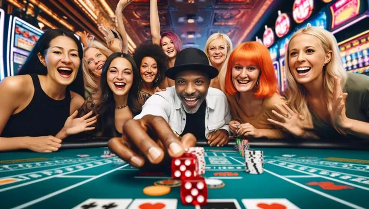 Live dealer dealing cards at a yy777 live casino table
